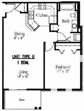 14B - One Bedroom