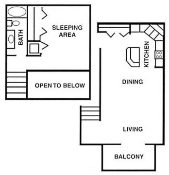 14G - One Bedroom Loft