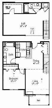 38H – 1-Bedroom + Loft