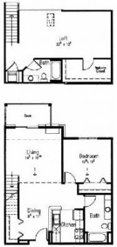 38L - 1-Bedroom + Loft