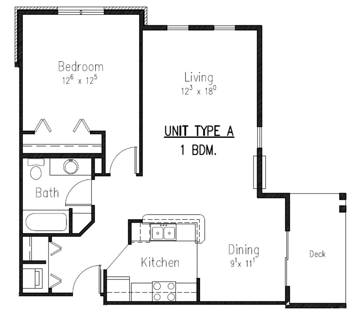 14A – One Bedroom