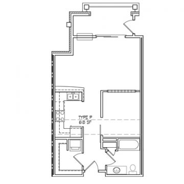 18P - Studio (includes underground parking!)