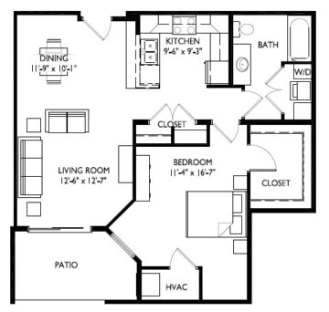 50-ESim  One Bedroom