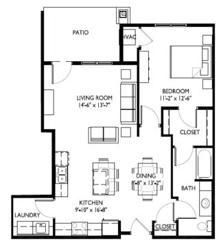 50 H-One Bedroom